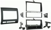 Metra 99-8214TB Toyota Tacoma 2005-2011 Dash Mount Kit, Designed specifically for the installation of a double DIN radio two single DIN radios or a single DIN radio with a pocket, Metra patented Quick Release Snap In ISO mount system with custom trim ring, Recessed DIN opening, Storage pocket with built in radio supports below the radio opening, Allows retention of factory climate controls in their original locationo, UPC 086429142378 (998214TB 9982-14TB 99-8214TB) 