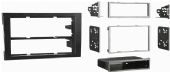 Metra 99-9107B Audi A4 02-08 SDIN-DDIN Kit, DIN Head Unit Provision with Pocket, ISO DIN Head Unit Provision with Pocket, Double DIN Head Unit Provision, Painted A Scratch Resistant Matte Black To Match Factory Dash, WIRING AND ANTENNA CONNECTIONS (Sold Separately), Harness: 70-1787 - VW / Audi Harness 1993-up, Antenna Adapter: 40-VW10 - Euro Antenna Adapter 1986-up, UPC 086429204083 (999107B 9991-07B 99-9107B) 