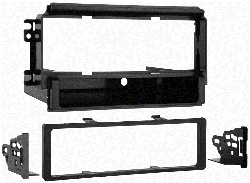 Metra 99-1006 Kia Sorento EX 2003-2006, Recessed DIN radio opening ISO mount radio compatible using snap-in ISO radio mounts, Comes complete with built in under radio pocket, Comprehensive instruction manual, All necessary hardware for easy installation, KIT COMPONENTS: Radio Housing / ISO Brackets / ISO Trim Plate, UPC 086429101740 (991006 9910-06 99-1006)