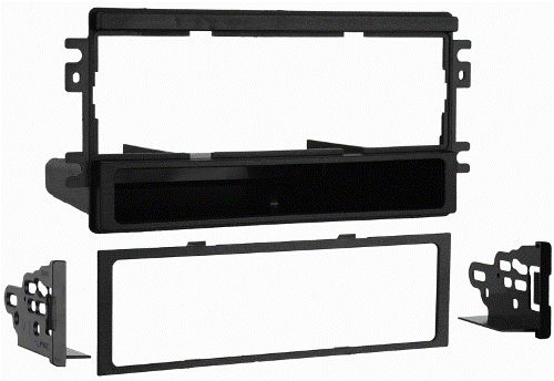 Metra 99-1007 Kia Rio 2002-2005, Recessed DIN radio opening, ISO mount radio compatible using Snap-In ISO radio mounts, Comes complete with built-in under-radio pocket, Comprehensive instruction manual, All necessary hardware for easy installation, KIT COMPONENTS: Radio Housing / ISO Brackets / Trim Plate, UPC 086429102198 (991007 9910-07 99-1007)