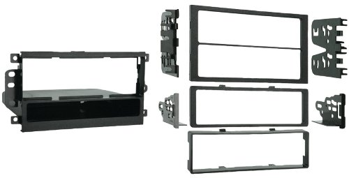 Metra 99-2003 GM/ Suzuki DIN/ DDIN multi-kit 1990-12, Provides pocket with recessed mounting of a DIN radio or an ISO DIN radio using Metra patented ISO quick release brackets, Allows double-DIN or two ISO stacked radios to be mounted with included brackets, Comprehensive installation manual, All necessary hardware for easy installation, DIN Head Unit Provisions with Pocket, ISO DIN Head Unit Provisions with Pocket, Double DIN head unit provision, UPC 086429101726 (992003 9920-03 99-2003)