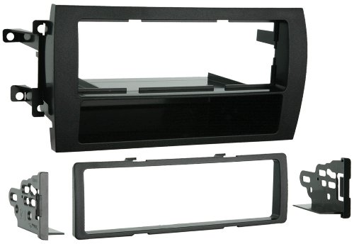 Metra 99-2006 Cadillac CTS 2003-2007 and SRX 2004-2006 Radio Installation Panel, Designed specifically for the installation or two single-DIN radios, Interchangeable design allows recessed DIN opening to be above or below the pocket, Metra patented quick release snap-in ISO mount system with custom trim ring, Recessed DIN opening, High-grade ABS plastic contoured and textured to compliment factory dash, Painted matte black to match OEM color and finish, UPC 086429145898 (992006 9920-06 99-2006)