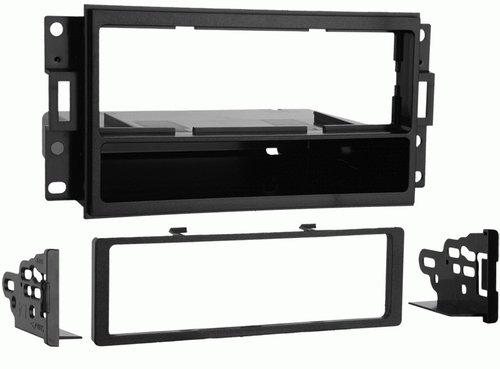 Metra 99-3527 Pontiac Grand Prix 2004-2008, DIN Head Unit Provision with Pocket, ISO DIN Head Unit Provision with Pocket, Holds either DIN or ISO DIN units, Metra patented Snap-In ISO Support System with ISO trim ring, Full-depth pockets that hold plenty of stuff, Recessed DIN radio opening, High-grade ABS plastic, UPC 086429106110 (993527 9935-27 99-3527)