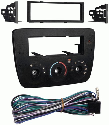 Metra 99-5717 2004-2007 Ford Taurus Merc Sable TurboKit w/o Electronic Clim Control, ISO DIN head unit provisions, Passenger airbag light indicator integrated into our kit, Uses the factory spring clips to allow our kit to snap into the dash, Custom design allows retention of factory climate controls in their original location, Metra patented quick release snap-in ISO mount system with a custom trim ring, Recessed DIN opening, UPC 086429165209 (995717 99-5717)
