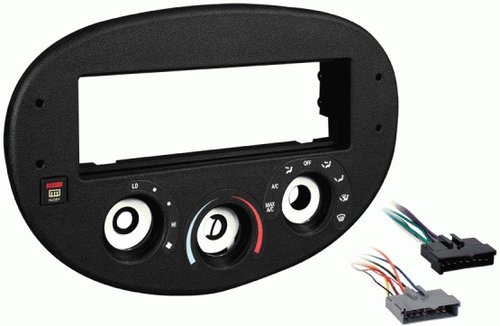 Metra 99-5720 Ford Escort Mercury Tracer ZX2 1997-2003 Installation Kit, DIN radio provision, Incorporates factory climate controls into installation, Fits the Escort radio opening perfectly and all functions are pre-wired for an easy plug-in installation, Includes nighttime illumination and rear window defroster switch, Utilizes the factory heating and A/C switches, UPC 086429023967 (995720 9957-20 99-5720)