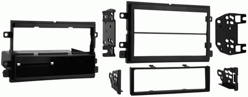 Metra 99-5807 Ford/Linc/Merc Multi Kit 04-10, Metra patented Snap-In ISO Support System, Oversized under-radio pocket, Recessed DIN mount, ISO trim ring, Double-DIN trim plate and brackets, Contoured to match factory dashboard, High-grade ABS plastic, Comprehensive instruction manual, All necessary hardware for easy installation, UPC 086429109265 (995807 9958-07 99-5807)