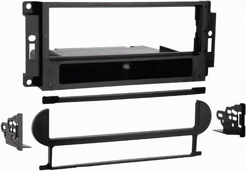 Metra 99-6507 Chrysler Dodge Jeep 2004-2010 Mounting Kit, Metra patented Snap-In ISO Support System, Under radio pocket, Recessed DIN mount, ISO trim ring, Comprehensive instruction manual, All necessary hardware for easy installation, UPC 086429120512 (996507 9965-07 99-6507)