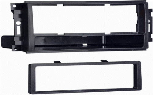 Metra 99-6511 Chrysler Dodge Jeep 2007-UP Mounting Kit, Metra patented quick release snap-in ISO mount system with a custom trim ring, Recessed DIN opening, DIN radio provision with pocket, ISO radio provision with pocket, Contoured and textured to match factory dash, Comprehensive instruction manual, Includes all necessary hardware for easy installation, UPC 086429164417 (996511 9965-11 99-6511)