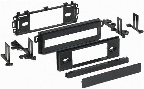 Metra 99-7000 Plymouth Dodge Eagle Mitsubishi Imports 1985-1996 Mount Kit, Fits single applications, Allows pocket retention, Includes snap-in center bar when replacing factory double DIN radio, Provision allows installation of 1/4 or 1/2-DIN equalizer Includes EQ side supports, Turbo feature allows quick conversion from 2 shaft to DIN, UPC 086429002719 (997000 9970-00 99-7000)