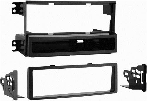 Metra 99-7324 Kia Optima 2006-2008 Installation Kit, Built in oversized storage pocket with built in radio supports, Metra patented Quick Release Snap In ISO mount system with custom trim ring, Recessed DIN opening, All necessary hardware for easy installation, Comprehensive instruction manual, Contoured and textured to match factory dash, UPC 086429161058 (997324 9973-24 99-7324)