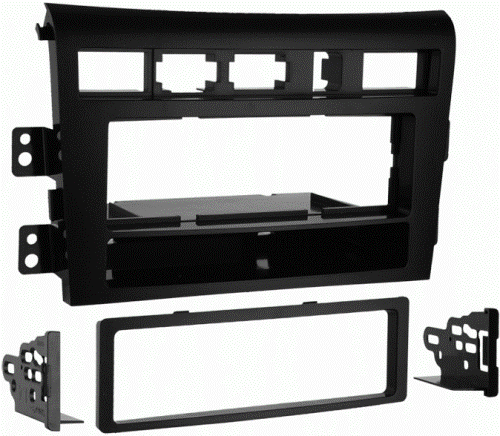 Metra 99-7331 Kia Amanti 2007-2008 Mounting Kit, DIN Radio Provision, Built in oversized storage pocket with built in radio supports, Metra patented Quick Release Snap In ISO mount system with custom trim ring, Contoured and textured to match factory dash, UPC 086429171903 (997331 9973-31 99-7331)