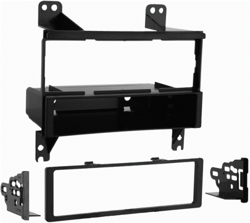 Metra 99-7332 Radio Delete Hyundai Elantra 2007-2010 Dash Kit, Metra patented Quick Release Snap In ISO mount system with custom trim ring, Built in oversized storage pocket with built in radio supports, Comprehensive instruction manual, Recessed DIN opening, UPC 086429175604 (997332 9973-32 99-7332)