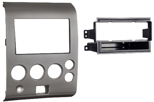 Metra 99-7406 Nissan Titan/Armada 2004-2007 SDIN Mounting Kit w/ Pocket, Large factory color matched panel utilizes factory switches and climate controls, Recessed DIN opening, Metra patented snap in ISO support system, Comes with oversized under radio storage pocket, Painted and contoured to match factory dashboard, High grade ABS plastic, Comprehensive instruction manual, All necessary hardware included for easy installation, UPC 086429138418 (997406 9974-06 99-7406)