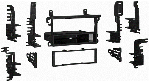 Metra 99-7417 Nissan Multi-Kit 1993-2004, For ISO and DIN mount applications, Accommodates two CD jewel cases in pocket, Contoured to match factory dashboard, High grade ABS plastic, Comprehensive instruction manual, All necessary hardware included for easy installation, UPC 086429082278 (997417 9974-17 99-7417)