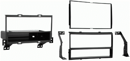 Metra 99-7422 07-12 Nissan Sentra DIN/DDIN Kit, Removable oversized storage pocket, Metra patented quick release snap in ISO mount system, Recessed DIN opening, Contoured and textured to match factory dash, Includes parts for installation of double DIN radios or two single DIN radios, Comprehensive instruction manual, All necessary hardware included for easy installation, UPC 086429164431 (997422 9974-22 99-7422)