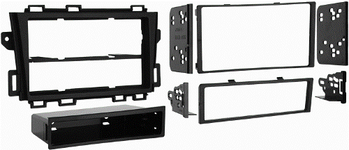 Metra 99-7426 Nissan Murano 2009-Up DIN/DDIN Kit, DIN Mount Radio Provision with Pocket, ISO Mount Radio Provision with Pocket, Double DIN Radio Provision, Stacked ISO Mount Units Provision Includes parts for installation of double DIN radios or two single DIN radios, Metra patented quick release snap in ISO mount system with custom trim ring, Painted Charcoal To Match OEM Finish, UPC 086429181483 (997426 9974-26 99-7426)