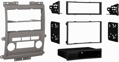 Metra 99-7428G Front/Xter 09-12 W/Tech Opt Kit Gy, DIN Radio Provision with Pocket, ISO Mount Radio Provision with Pocket, Double DIN Radio Provision, Stacked ISO Mount Units Provision, Painted to Match Factory Dash, Available Kits: 99-7428b = Black / 99-7428G = GRey, UPC 086429186686 (997428G 9974-28G 99-7428G)