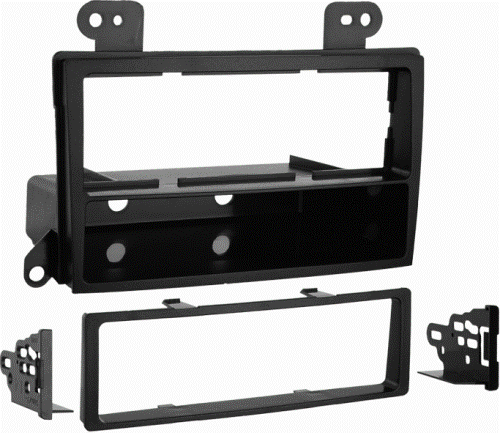 Metra 99-7502 Mazda MPV 2000-2006 Dash Kit, Recessed DIN radio opening, ISO mount radio compatible using snap in ISO radio mounts, Comes complete with built in under radio pocket, UPC 086429101733 (997502 9975-02 99-7502)