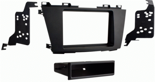 Metra 99-7521B Mazda 5 2012-Up DIN Dash Kit Black, ISO DIN head unit provision with pocket, Painted scratch-resistant Matte Black, WIRING & ANTENNA CONNECTIONS (Sold Separately), Wiring Harness: 70-7903  Mazda harness, Antenna Adapter: 40-HD10  Honda antenna adapter, Applications: Mazda 5 2012-up, UPC 086429256563 (997521B 9975-21B 997521B)