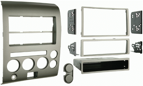 Metra 99-7606 Armada/Titan 06-07 W/Dual Zone Mounting Kit, DIN Radio Provision with pocket, ISO Radio Unit Provision with pocket, Double DIN Radio Provision, Stacked ISO Head Units Provision, WIRING & ANTENNA CONNECTIONS (sold separately), Wiring Harness: 70-7550 - Nissan and Infiniti vehicles 1995-up / 70-7551 - Select Nissan and Infiniti vehicles, Antenna Adapter: Not required, UPC 086429160914 (997606 9976-06 99-7606)