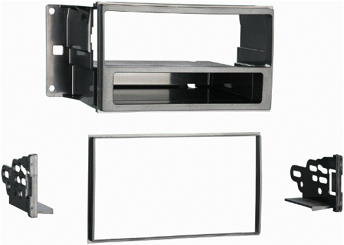 Metra 99-7608 Nissan Cube 2009-Up DIN/DDIN Mount Kit, DIN radio provision with pocket, ISO DIN Head Unit Provision with Pocket, Double DIN radio provision, WIRING AND ANTENNA CONNECTIONS (Sold Separately), Harness: 70-7552 - Nissan harness 2007-up, Antenna Adapter: 40-NI12 - Nissan antenna adapter 2007-up, UPC 086429199242 (997608 9976-08 99-7608)
