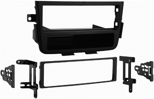 Metra 99-7866 Acura MDX 2000-2006 Dash Kit, Holds either DIN or ISO DIN units, Metra patented Snap-In ISO Support System with ISO trim ring, High-tech factory machined texture matches OEM dash, Recessed DIN radio opening, High-grade ABS plastic, UPC 086429106097 (997866 9978-66 99-7866)