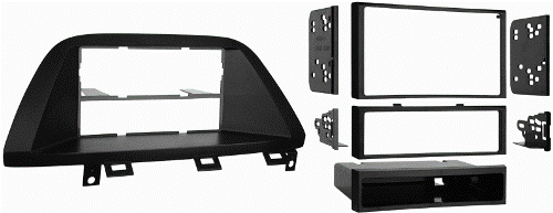 Metra 99-7869 Honda Odyssey 2005-2008 Kit, Metra patented Quick-Release Snap-In ISO-mount system with custom trim ring, Recessed DIN opening, Double DIN Radio provision, Stacked ISO Mount Units Provision, Storage pocket with built-in radio supports below the radio opening, High-grade ABS plastic - contoured and textured to compliment factory dash, Comprehensive instruction manual, All necessary hardware to install an aftermarket radio, UPC 086429146420 (997869 9978-69 99-7869)