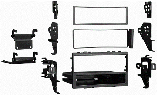 Metra 99-7898 Honda Acura Multi-Kit 1989-2006, Provides pocket with mounting of a DIN radio or an ISO DIN radio, Includes rear support bracket, pocket holds 2 jewel CD cases, WIRING & ANTENNA CONNECTIONS (sold separately), Wiring Harness: 70-1720 - Honda/Acura 1986-1998 / 70-1721 - Honda/Acura 1998-2005, Antenna Adapter: Not required, UPC 086429083145 (997898 9978-98 99-7898)