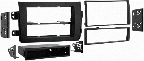 Metra 99-7954 Suzuki Sx4 07-13 DIN/DDIN Dash Kit, Metra patented Quick Release Snap In ISO mount system with custom trim ring, Designed specifically for the installation of double DIN radios or two single DIN radios, Recessed DIN opening, Double DIN radio provision, Storage pocket with built in radio supports below the radio opening, High grade ABS plastic contoured and textured to compliment factory dash, Comprehensive instruction manual, UPC 086429165971 (997954 9979-54 99-7954)