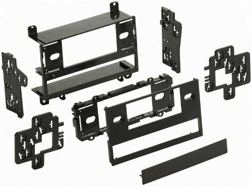 Metra 99-8100 Toyota Multi-Kit 1982-1995, Multi Purpose TurboKit offers quick conversion from 2 shaft to DIN, Both single DIN and double DIN housings included, Multi faceplates for most applications, Unique push through tabs with multiple side pieces make kit preparation easy, UPC 086429002900 (998100 9981-00 99-8100)