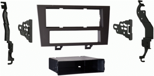 Metra 99-8150 Lexus ES Series 1992-1996 Mount Kit, Provides pocket with recessed mounting of a DIN radio or an ISO DIN radio using Metra patented ISO Quick Release brackets, Painted matte black to match OEM color and finish, UPC 086429083411 (998150 9981-50 99-8150)