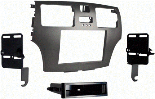 Metra 99-8158G Lexus ES300 / ES330 02-06 Mounting Kit, DDIN Head Unit Provisions, ISO DIN Head Unit Provision With Pocket, Painted Grey To Match Factory Finish, Wiring And Antenna Connections (Sold Separately), TYTO-01 Toyota Amp Interface Harness, Applications: Lexus ES300 2002-2003 / Lexus ES330 2004-2006, UPC 086429253821 (998158G 9981-58G 99-8158G)