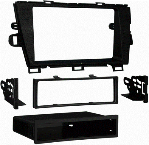 Metra 99-8226B Prius 2010-Up DIN Kit, DIN head unit provision with pocket, ISO DIN head unit provision with pocket, Painted a scratch resistant matte black to match factory dash, WIRING & ANTENNA CONNECTIONS (SOLD SEPARATELY), 70-1761 Toyota Harness 1987-UP, TYTO-01 Toyota Prem Sound Interface, UPC 086429218912 (998226B 9982-26B 99-8226B)