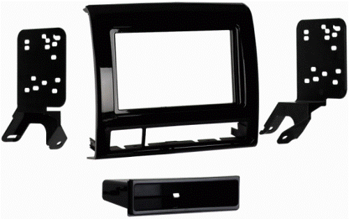 Metra 99-8235CHG Tacoma 12-Up Charcoal Gloss Dash Kit, Single DIN Head Unit Provision, Painted Charcoal High-Gloss, Applications: 12-UP Toyota Tacoma, Wiring and Antenna Connections (Sold Separately), 70-1761 Toyota Harness, TYTO-01 Toyota Digital Amp Interface Harness, UPC 086429272679 (998235CHG 998235-CHG 99-8235CHG)