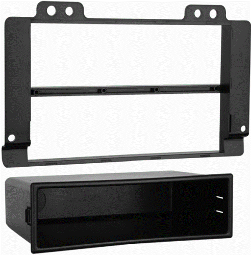 Metra 99-9401 Land Rover Freelander 2004-2006 Dash Kit, Interchangeable design allows recessed DIN opening to be above or below the pocket, Removable oversized storage pocket, Contoured textured and compliment factory dashboard, Comprehensive instruction manual, WIRING & ANTENNA CONNECTIONS (Sold Separately), Wiring Harness: 70-9500 Land Rover wire harness, Antenna Adapter: Not Required, APPLICATIONS: Land Rover Freelander 2004-2006, UPC 086429154760 (999401 9994-01 99-9401)