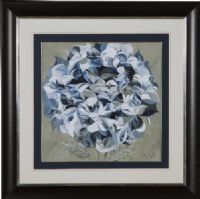 Bassett Mirror 9900-030AEC Framed Art Elegant Hydrangeas I, Transitional Style, 39" W x 39" H, One of our transitional-styled framed art that will work in almost any decor, UPC 036155289151 (9900030AEC 9900-030AEC 9900 030AEC 9900030A 9900-030A 9900 030A) 