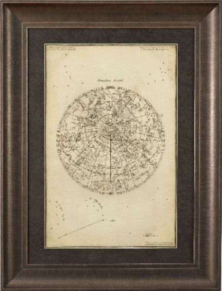 Basset Mirror 9900-130AEC Antique Astronomy Chart I Framed Art, 38