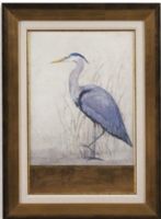 Bassett Mirror 9900-292BEC Model 9900-292B Pan Pacific Keeping Watch II Artwork; Attentive and silent, these crane have been captured for you in this pair of delicate prints; Dimensions 34" x 46"; Weight 15 pounds; UPC 036155306254 (9900292BEC 9900 292BEC 9900-292B-EC 9900292B)   