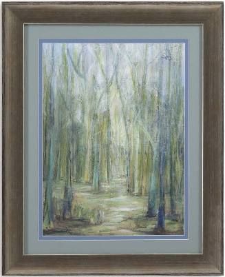 Bassett Mirror 9900-293AEC Model 9900-293A Thoroughly Modern Crossroad I Artwork, Are peaceful but mysteriou, Dimensions 27