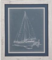 Bassett Mirror 9900-681AEC Model 9900-681A Pan Pacific Yacht Sketches I Artwork, Dimensions 33" x 39", Weight 17 pounds, UPC 036155335582 (9900681AEC 9900 681AEC 9900-681A-EC 9900681A)   