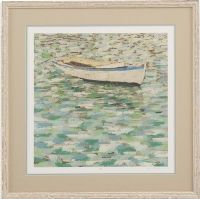 Bassett Mirror 9900-813AEC Model 9900-813A Pan Pacific On the Pond I Artwork, Dimensions 30" x 30", Weight 11 pounds, UPC 036155345154 (9900813AEC 9900 813AEC 9900-813A-EC 9900813A)   