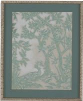 Bassett Mirror 9900-957AEC Model 9900-957A Hollywood Glam Teahouse Chinoiserie I Artwork, Dimensions 30" x 36", Weight 14 pounds, UPC 036155354316 (9900957AEC 9900 957AEC 9900-957A-EC 9900957A)   
