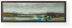 Bassett Mirror 9900-994EC Model 9900-994 Thoroughly Modern Abstract City Bridge Artwork, Dimensions 23" x 61", Weight 23 pounds, UPC 036155354682 (9900994EC 9900 994EC 9900-994-EC 9900994) 