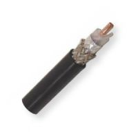 Belden 9914 0101000 Model 9914, 10 AWG, RG-8/U, Low Loss 50 Ohm Coax Cable; Black; 10 AWG solid 0.103-Inch bare copper conductor; Gas-injected foam HDPE insulation; Duobond II Tape and Tinned copper braid shield; PVC jacket; Suitable for Indoor and Outdoor use; UPC 612825261780 (BELDEN99140101000 TRANSMISSION CONNECTIVITY PLUG WIRE) 