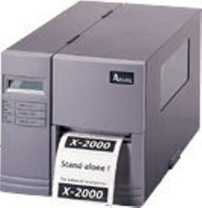 Argox 99-20002-000 Model X-2000+ Barcode Printer, Back-lit LCD display, 2-line x 16 LED indicator x 3 (9920002000 99-20002 X2000 X-200 X200)