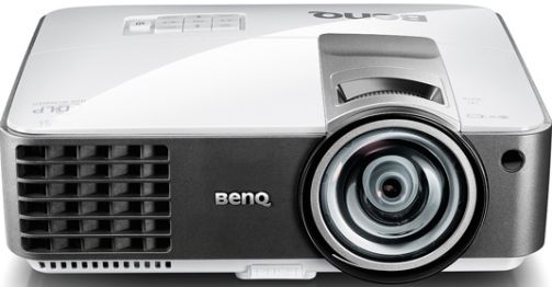 BenQ 9H.J4S77.14A Model MW814ST Digital DLP Projector, 2500 ANSI Lumens, 4000:1 Contrast Ratio, Native WXGA (1280x800) Resolution, 0.49 Ultra Short Throw Ratio, Built-in 10W Big Audio Power, Aspect Ratio 16:10 Native (5 aspect ratio selectable), Image Size (Diagonal) 80 to 300, 6 lbs (2.7 kg) (9HJ4S7714A 9H-J4S77-14A 9H J4S77 14A MW-814ST MW 814ST MW814S MW814)