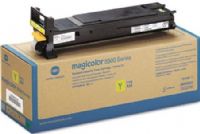 Konica Minolta A06V233 High-Capacity Yellow Toner Cartridge, For use with Magicolor 5550, 5570, 5650EN & 5670EN Printer Series, 12000 pages yield with 5% coverage, New Genuine Original OEM Konica Minolta Brand, UPC 039281044458 (A06-V233 A06 V233 QMS) 