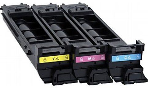 Konica Minolta A0DKJ32 Toner Value Kit - Toner cartridge, Laser Printing Technology, Yellow, cyan, magenta Color, High Capacity Cartridge Yield, Up to 8000 pages at 5% coverage Duty Cycle, 1 x toner cartridge cyan - up to 8000 pages, 1 x toner cartridge magenta - up to 8000 pages, 1 x toner cartridge yellow-up to 8000 pages, For use with Konica Minolta MC4650 Printer (A0DKJ32 A0DKJ-32 A0DKJ 32)