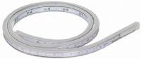 Alvin A1044-32 Lightweight Flexible Curve White 32", Lightweight aluminum core is easy to shape and holds any curve firmly for accurate drawings, Inch graduations in 16ths and 32nds are color coded black for quick identification, Shipping Dimensions 8.00" x 6.50" x 0.50", Shipping Weight 0.50 lb, UPC 088354939757 (A104432 A-104432 A/104432 ALVIN1044-32 ALVIN104432 MEASURING TOOL) 