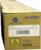 Konica Minolta A11G231 model TN-216Y Toner cartridge, Toner cartridge Consumable Type, Laser Printing Technology, Yellow Color, New Genuine Original OEM Konica Minolta, Up to 26000 pages at 5% coverage Duty Cycle (A11G231 A11G 231 A11G-231 TN-216Y TN 216Y TN216Y) 